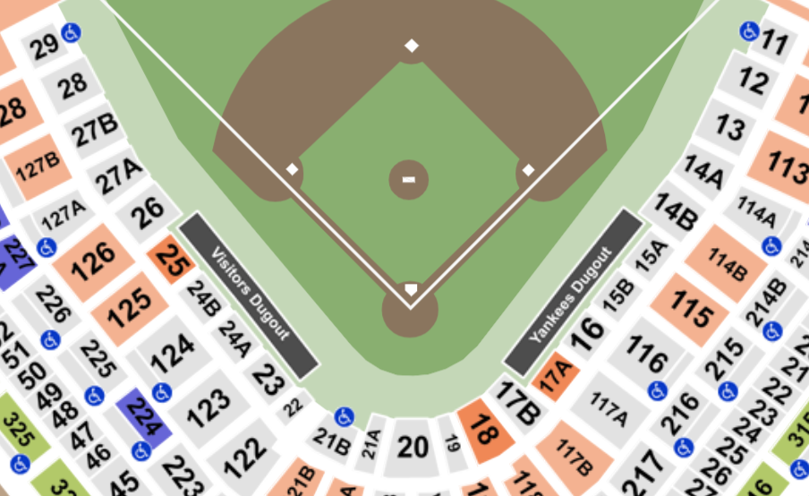 Yankee Stadium Seating Charts + Info On Rows, Sections And Club Seats